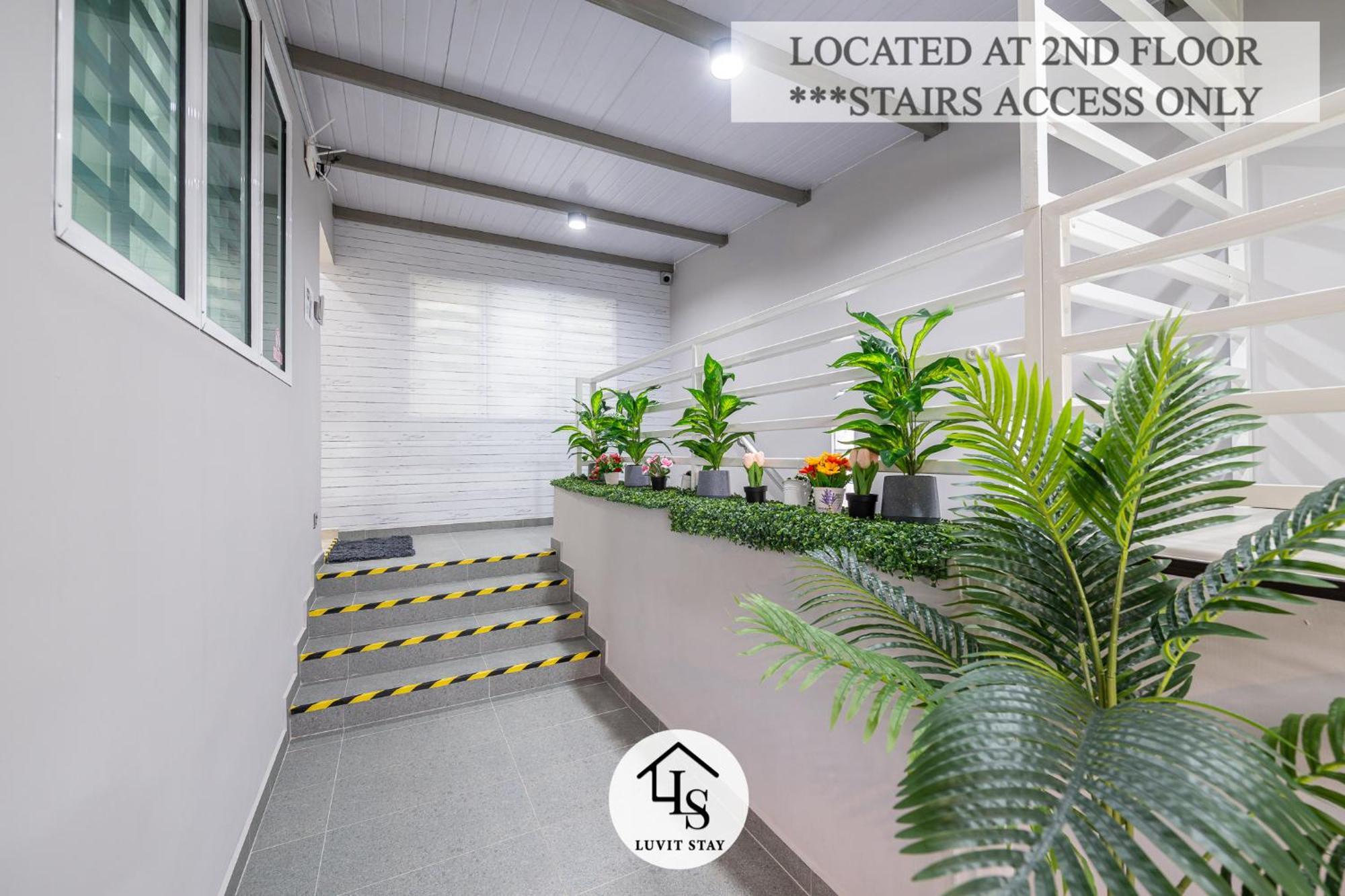 9 Mins To Tambun-5-10pax Cozy 2nd Floor Rumah percutian